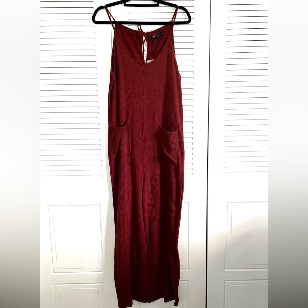 Rust/Red colored pant jumper
